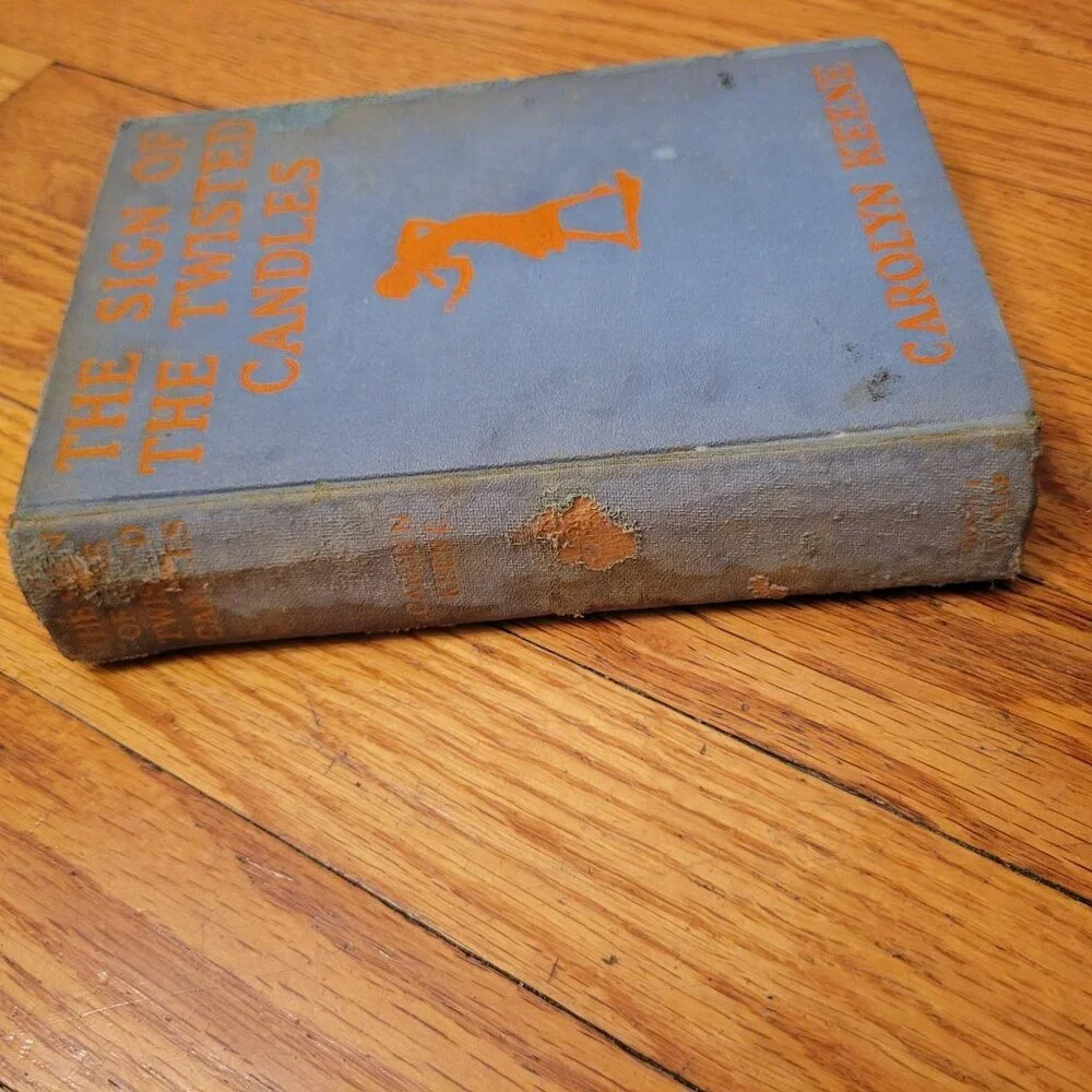 Sign Of The Twisted Candles Nancy Drew Mystery Book Carolyn‎ Keene 1933 1st Ed